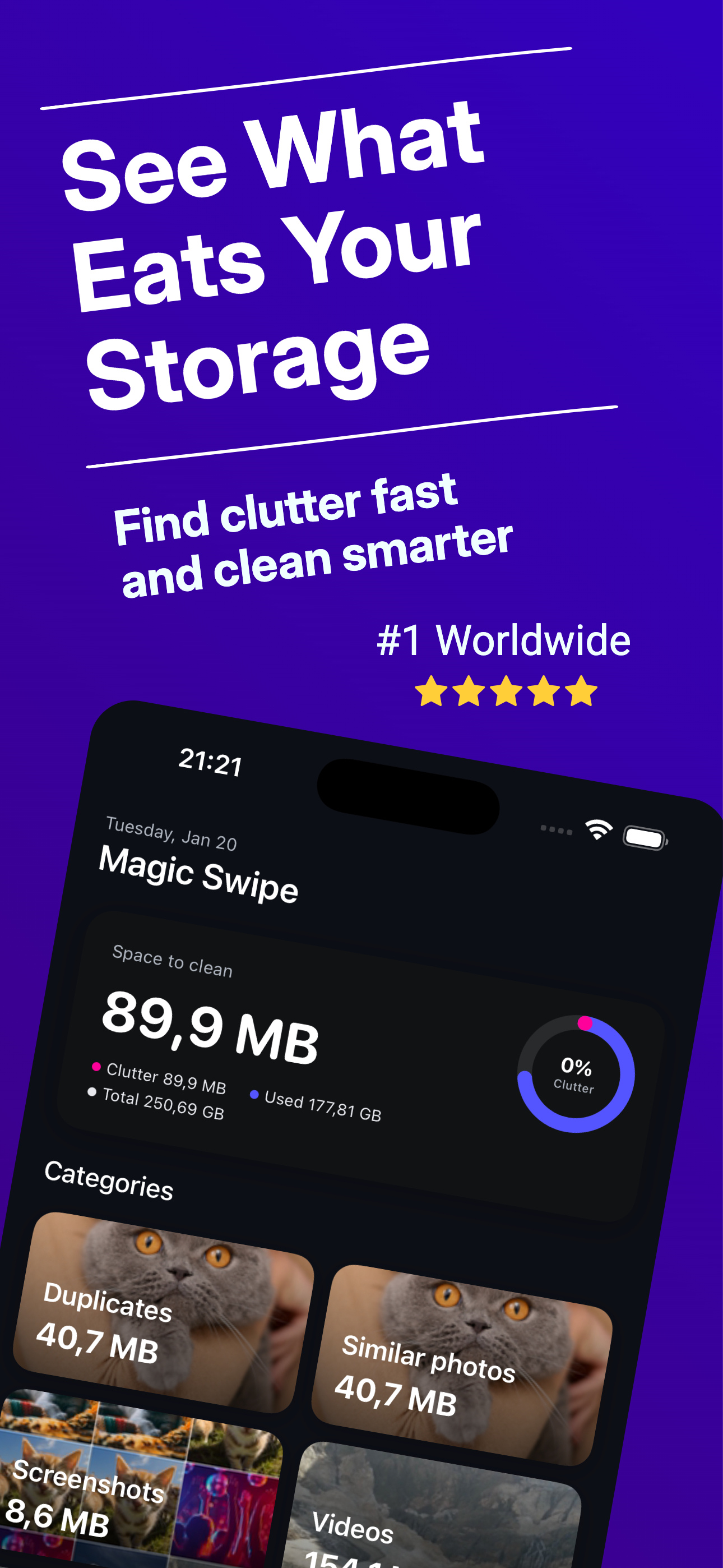 Magic Swipe screenshot